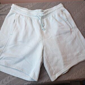 Adidas Men's XL Light Blue Fleece Sweat Shorts All SZN Workout Comfy Spring Soft